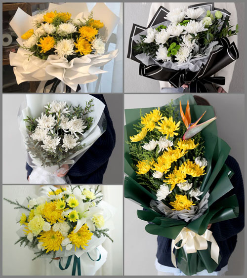 广东江门市台山市端芬镇庙边村白事花束代送